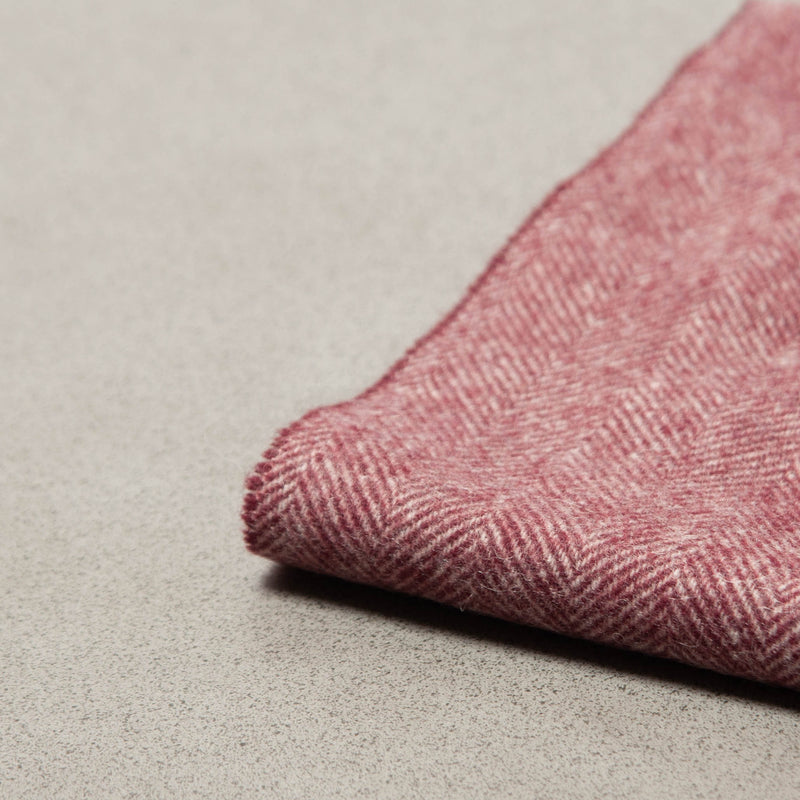 Wool Scarf - Burgundy