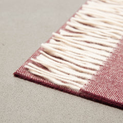 Wool Scarf - Burgundy